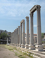 The agora of the ancient Greek city of Smyrna